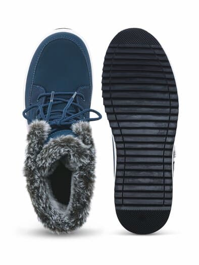 Winter-Bootie Aquastop Blau