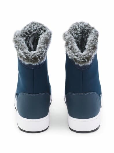 Winter-Bootie Aquastop Blau
