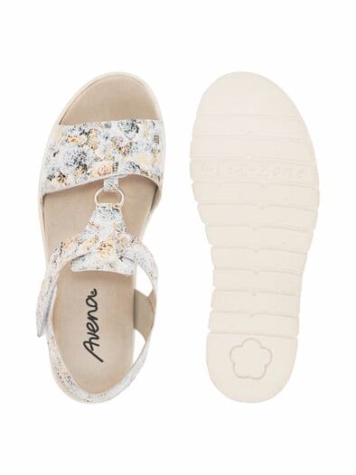 Klett-Sandale T-Spange Multicolor