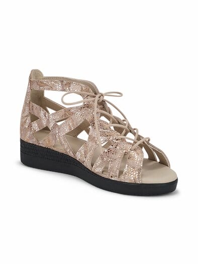 Sandalenschuh-Extraweite Beige