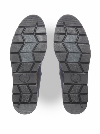 Hallux-Bootie Doppelreißverschluss Marine