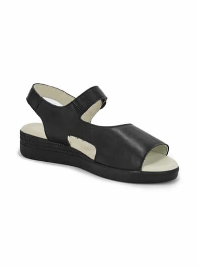 Klett Sandale Extraweite Schwarz