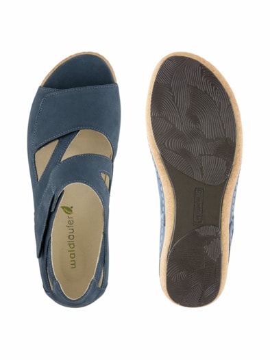 Waldläufer-Sandalenschuh Capri Marine