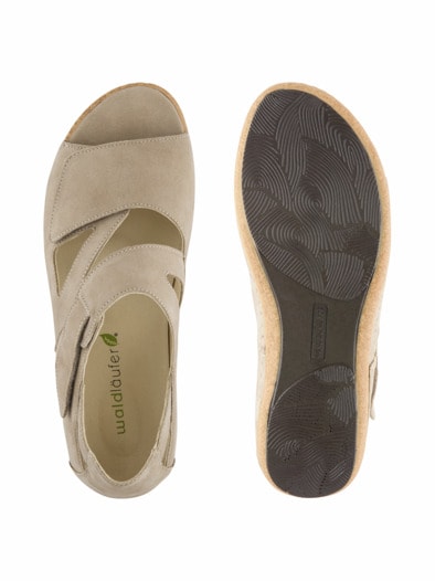 Waldläufer-Sandalenschuh Capri Taupe