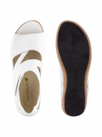 Waldläufer-Sandalenschuh Capri Weiß