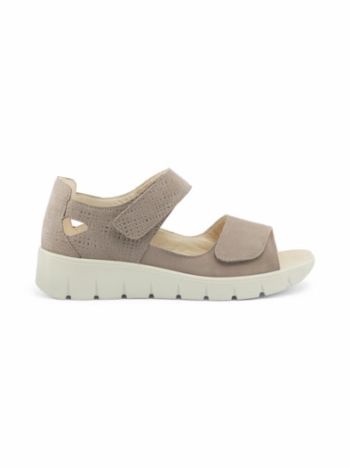 Waldläufer-Sandalenschuh Extraweit Taupe