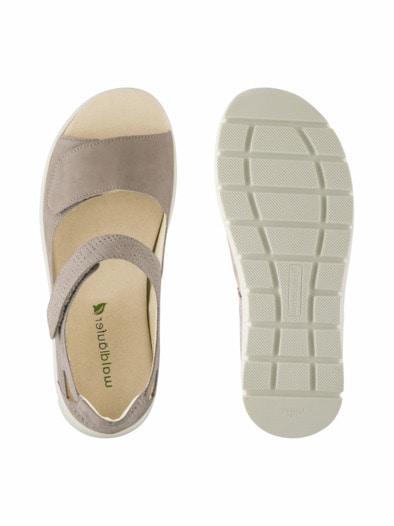 Waldläufer-Sandalenschuh Extraweit Taupe
