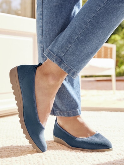 Hallux-Ballerina Supersoft Blau