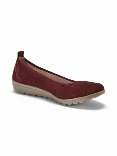 Hallux-Ballerina Supersoft Weinrot
