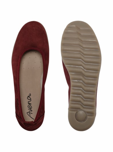 Hallux-Ballerina Supersoft Weinrot