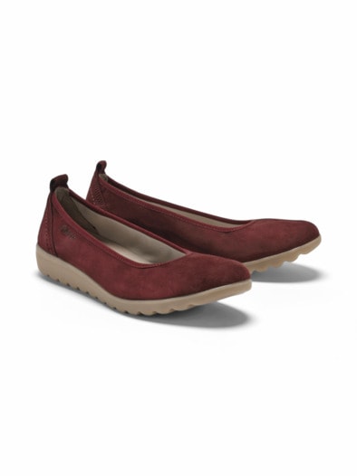 Hallux-Ballerina Supersoft Weinrot