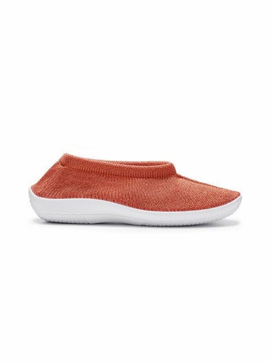 Hallux-Softslipper Strick Koralle