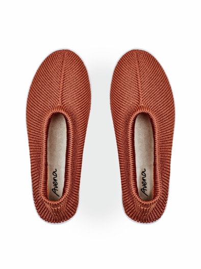 Hallux-Softslipper Strick Koralle