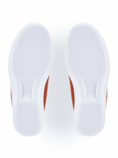 Hallux-Softslipper Strick Koralle
