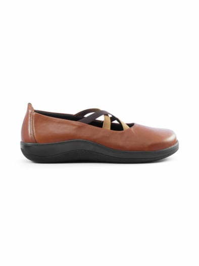 Freizeit Ballerina Naturform Cappuccino