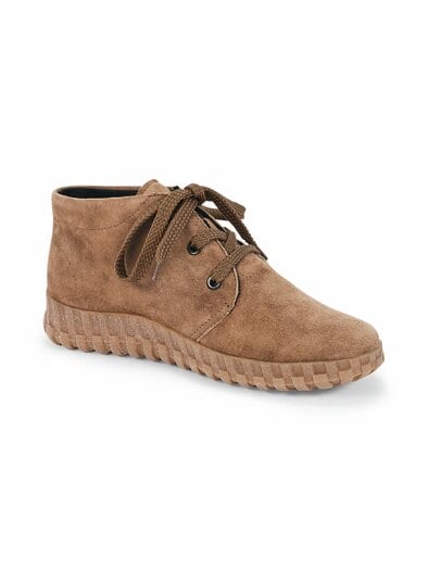 Hallux-Stiefelette Komforfit Cappucino