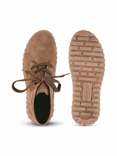 Hallux-Stiefelette Komforfit Cappucino