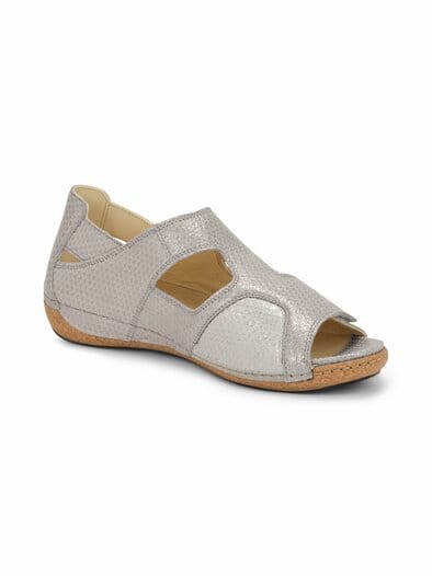 Waldläufer-Hallux Sandalenschuh Silber