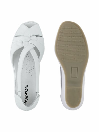 Hallux-Sandalenschuh Superflex Weiß