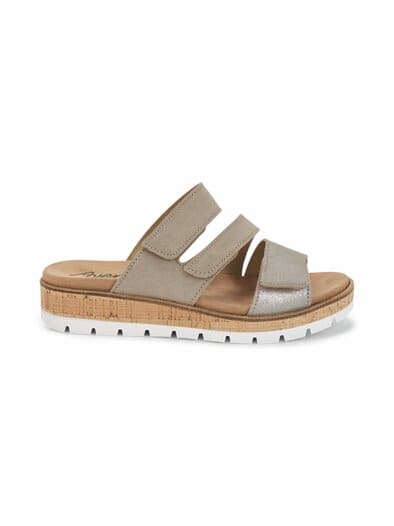 Hallux-Pantolette Klett Trio Khaki