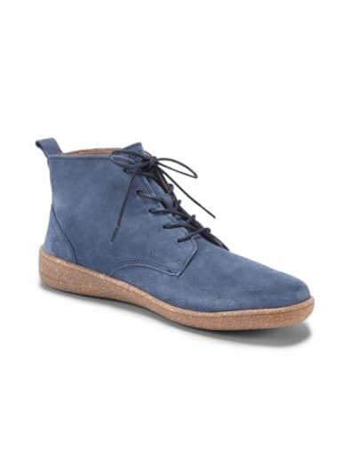 Knöchelstiefelette-Naturform Blau
