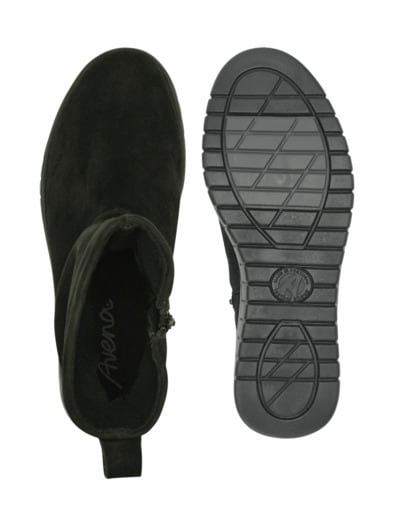 Hallux-Soft Stiefelette Luftpolster Schwarz