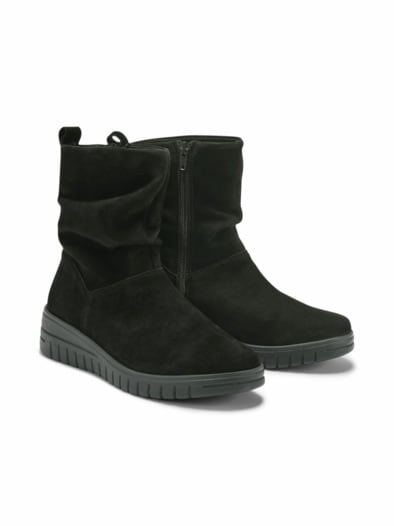 Hallux-Soft Stiefelette Luftpolster Schwarz