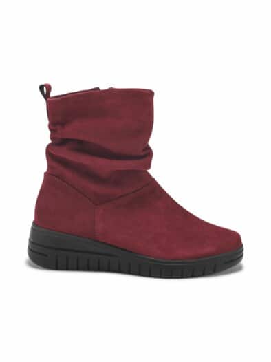 Hallux-Soft Stiefelette Luftpolster Bordeaux