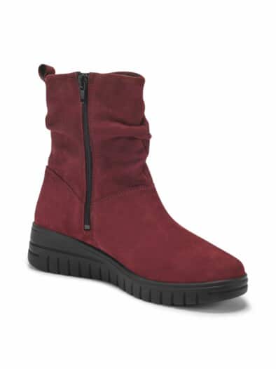 Hallux-Soft Stiefelette Luftpolster Bordeaux