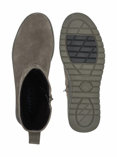 Hallux-Soft Stiefelette Luftpolster Taupe