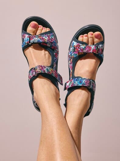 Hallux-Trekking-Sandale Multicolor