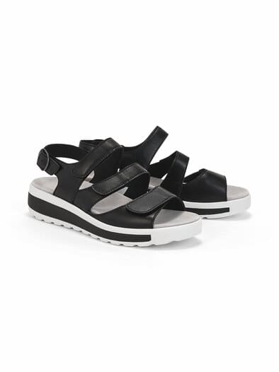 Semler-Sandale Komfortplus Schwarz