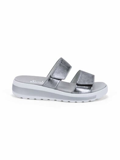 Semler-Pantolette Komfortplus Silber
