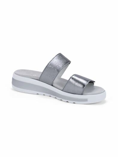 Semler-Pantolette Komfortplus Silber