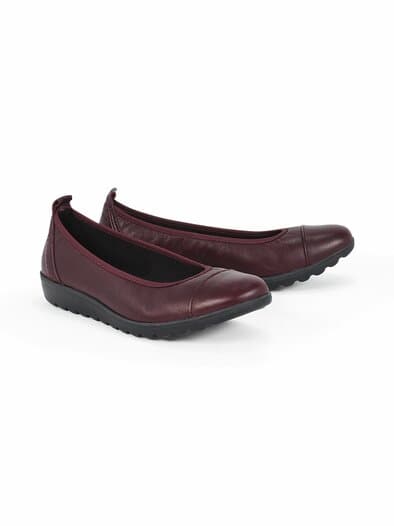 Hallux-Ballerina Extraleicht Bordeaux