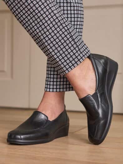 Komfort-Slipper Soft Schwarz