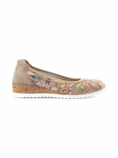 Hallux-Slipper Keilabsatz Multicolor