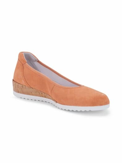 Hallux-Slipper Keilabsatz Apricot