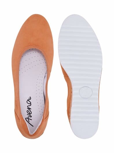Hallux-Slipper Keilabsatz Apricot