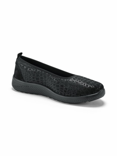 Hallux-Ballerina Superstretch Weite Schwarz