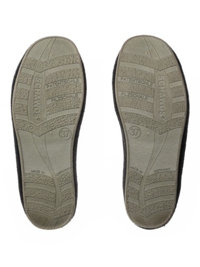 Damen-Klimasoft-Klettpantolette Schwarz