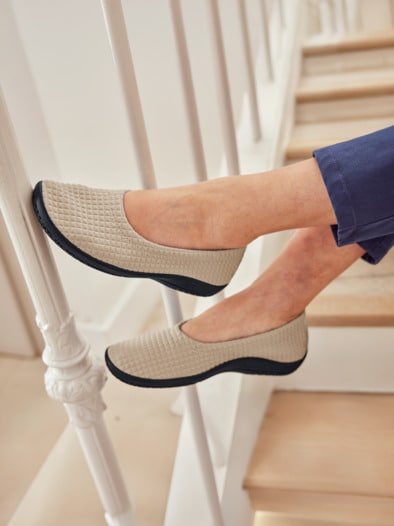 Hallux-Softslipper Beige