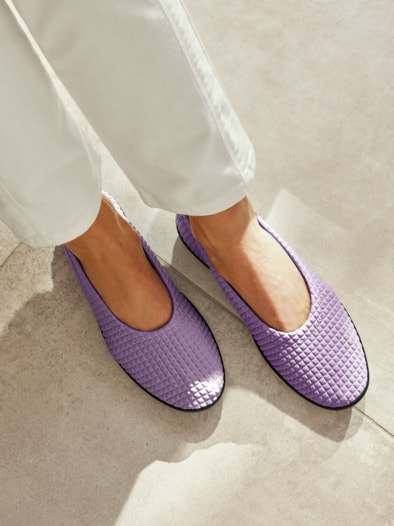 Hallux-Softslipper Flieder