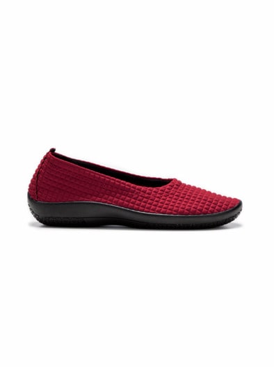 Hallux-Softslipper Weinrot