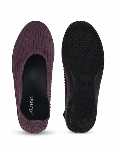 Hallux-Softslipper Aubergine