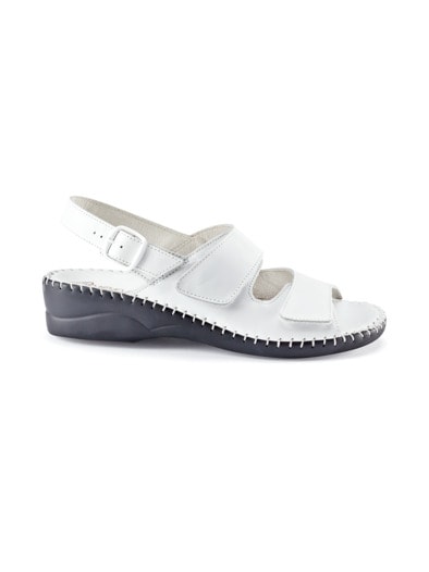 Supersoft-Sandalette Weiß
