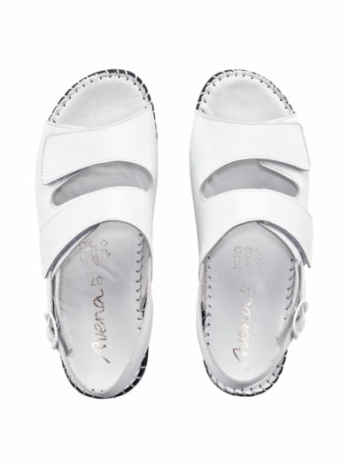 Supersoft-Sandalette Weiß