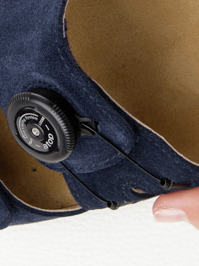 Hallufix-Pantolette Blau