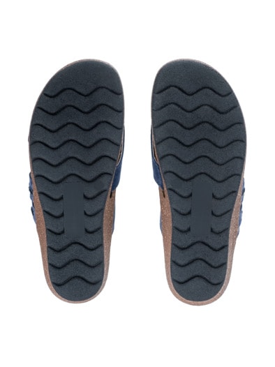 Hallufix-Pantolette Blau