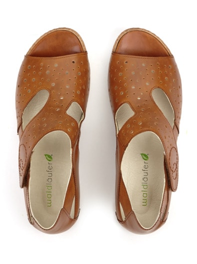 Waldläufer-Sandalenschuh Ibiza Cognac